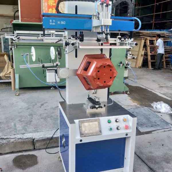 六角花盆丝网印刷机（HX-3050S）