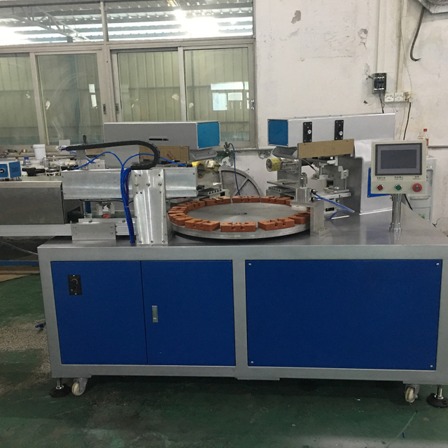 机械手自动下料双色转盘移印机